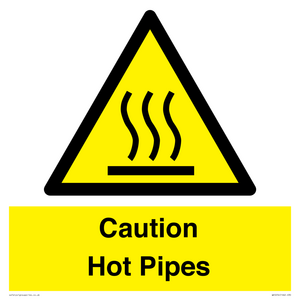Caution Hot Pipes